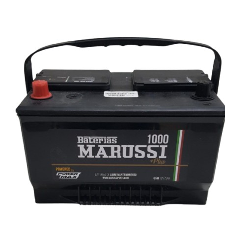 BATERIA MARUSSI PLUS 65M 1000A 12V 75AH