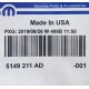 Cable Bujia Jeep Liberty KK 3.7 Dodge Ram 5.7 Dakota
