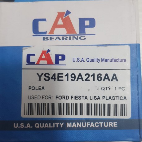 POLEA TENSORA LISA FIESTA 1.6/MAX/MOVE/KA/ECOSPORT (PLASTICA