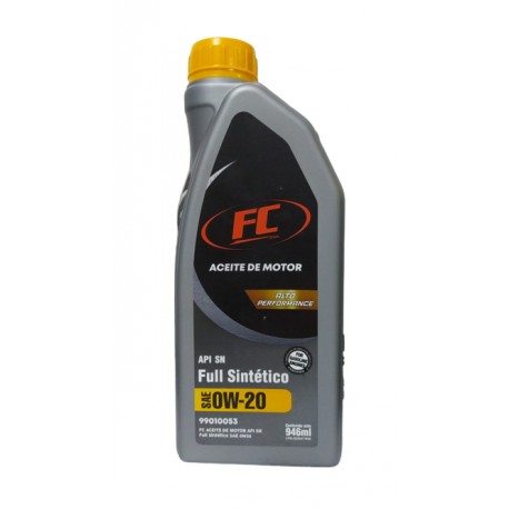 ACEITE MOTOR FC API SN FULL SINTETICO 0W-20