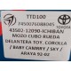 MOZO DELANTERO COROLLA AVILA ARAYA BABY CAMRY 90/02