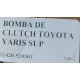 BOMBÍN SUPERIOR DE CLUTCH TOYOTA YARIS DEL SOL. 99-05