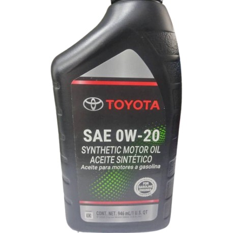 ACEITE SINTETICO PARA MOTOR A GASOLINA TOYOTA