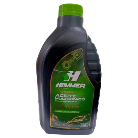 ACEITE MINERAL MULTIGRADO SAE 15W40 0.946L GREEN CLASSIC