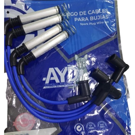 CABLES DE BUJIA DE FORD FIESTA 09-12 ECOSPORT 4CIL MOTOR 1.6