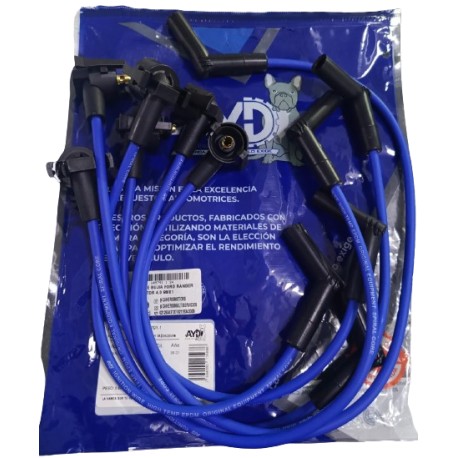CABLES DE BUJIA DE FORD RANGER 6CIL MOTOR 4.0 98-01