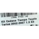 KIT DE CADENA DE TIEMPO TOYOTA TERIOS 2002/2007 1.3 K3