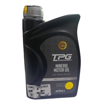 ACEITE DE MOTOR MINERAL SAE 15W40 API SP 946ML