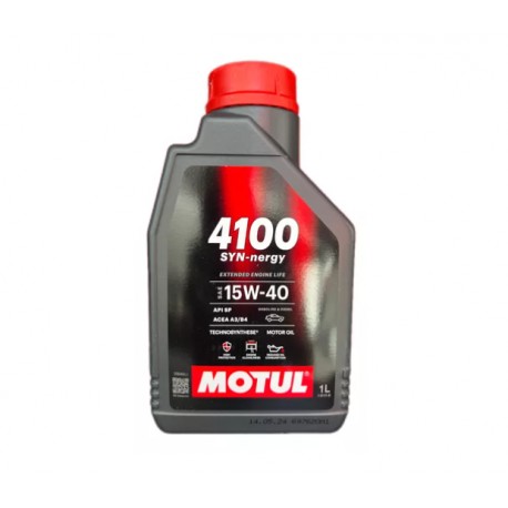 ACEITE SEMISINTETICO 15W40 4100 MOTUL ORIGINAL SYN NERGY