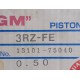 PISTONES TOYOTA HILUX MERU 2.7 2RZ 3RZFE 0.20