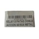 RELAY 5 PATAS DOBLE ACCION 40/50A METAL