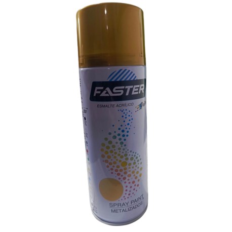 SPRAY ESMALTE ACRILICO COLOR ORO ALTA TEMPERTURA 350ML