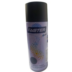 SPRAY ESMALTE ACRILICO COLOR NEGRO ALTA TEMPERATURA 350ML