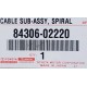 Cable Espiral Toyota Corolla New Sensation 08/14