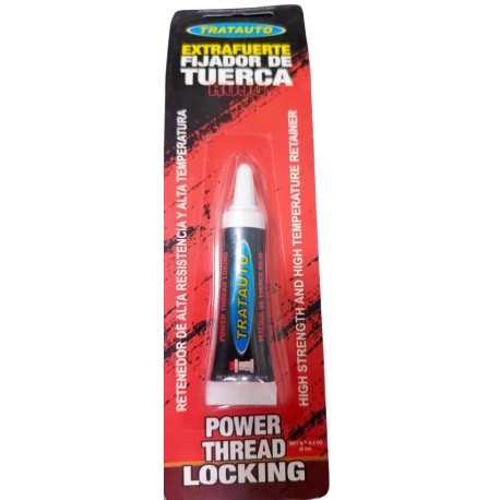 FIJADOR DE TUERCA ROJO EXTRAFUERTE 6 ML