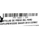 PASTILLA FRENO DEL. FORD EXPLORER / EDDIE BAUER 2010 CERAMIC