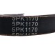 CORREA ÚNICA 5PK1170 FIAT PALIO SIENA FORZA MAZDA 626 16V 8V