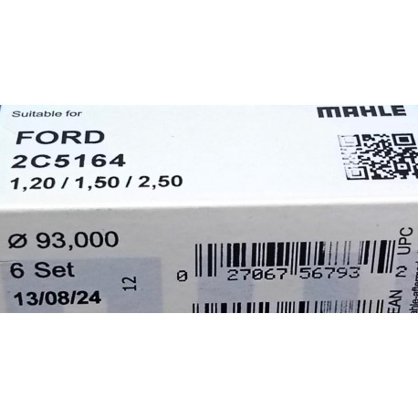 ANILLOS FORD EXPLORER 3.5 A 020 (0.50 MM)