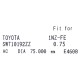 ANILLOS MOTOR 0.75 TOYOTA YARIS 1.3