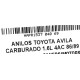 ANILLOS TOYOTA AVILA CARBURADO 1.6 86-89
