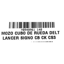 MOZO CUBO RUEDA DELANTERO MITSUBISHI LANCER SIGNO CK CB CS3