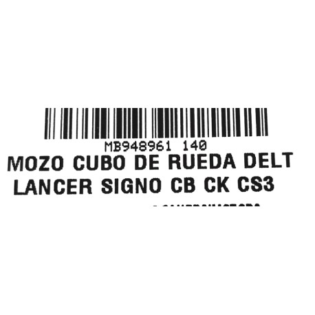 MOZO CUBO RUEDA DELANTERO MITSUBISHI LANCER SIGNO CK CB CS3