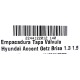 EMPACADURA TAPA VÁLVULA HYUNDAI ACCENT GETZ BRISA 1.3 1.5