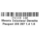 MESETA DELANTERA DERECHA PEUGEOT 206 207