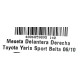 MESETA DELANTERA DERECHA TOYOTA YARIS SPORT Y BELTA 06-10