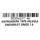 EMPACADURA TAPA VALVULA CHEVROLET CRUZ