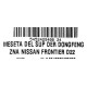 MESETA DEL SUP DER DONGFENG ZNA RICH 4X2 NISSAN FRONTIER D22