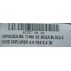 EMPACADURA TOMA DE AGUA BLOQUE FORD EXPLORER 4.6 FX4 5.4 3V