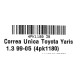 CORREA UNICA TOYOTA YARIS 1.3 99-05 (4PK1180)