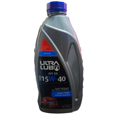 ACEITE MINERAL ULTRALUB 15W-40 API SN