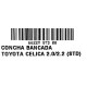 CONCHA BANCADA TOYOTA CELICA 2.0/2.2 (STD)