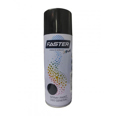 SPRAY ESMALTE ACRILICO COLOR NEGRO USO GENERAL 350ML