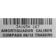 AMORTIGUADOR TRASERO DODGE CALIBER 06-12 JEEP COMPASS