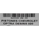 PISTONES OPTRA DESING ADVANCE CORSA MERIVA PALIO C/MUECA