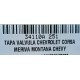 TAPA VALVULA MOTOR CHEVROLET CORSA MERIVA MONTANA CHEVY