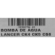 BOMBA DE AGUA LANCER CK4 CK5 CS6