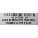 CABLE DE BUJIAS FIAT PALIO SIENA WEEKEND 1.3 FIRE 4 CL 16V