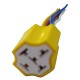CONECTOR P/RELE 5 PATAS CERAMICA (AR-161C)