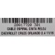 CABLE ESPIRAL CINTA AIRBAG CHEVROLET CRUZE ORLANDO 2011 2016
