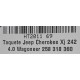 TAQUETE JEEP CHEROKEE XJ 242 4.0 WAGONEER 258 318 360
