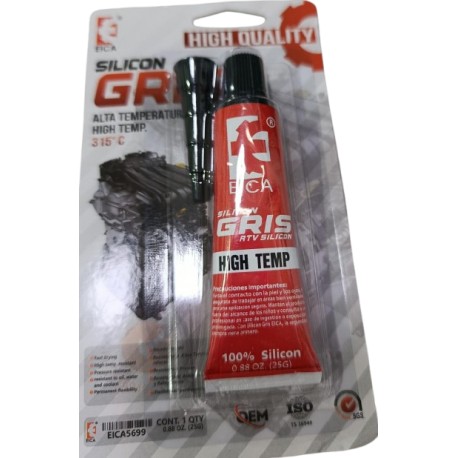 SILICON GRIS 25 GRS (ALTA TEMPERATURA)