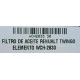 FILTRO DE ACEITE RENAULT TWINGO ELEMENTO 1.2 01-08