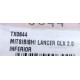 MANGUERA MITSUBISHI LANCER GLX 2.0 INF