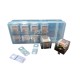 RELAY TRANSPARENTE 5 PATAS 100 AMP 12 V LED + CONECTOR