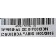 TERMINAL DE DIRECCION IZQUIERDO TOYOTA YARIS 1999-2005