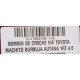 BOMBIN DE CROCHE INFER TOYOTA MACHITO BURBUJA AUTANA 1FZ 405